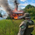 Ibama inicia destruição de equipamentos usados por garimpeiros em Roraima (divulgação/Ibama)